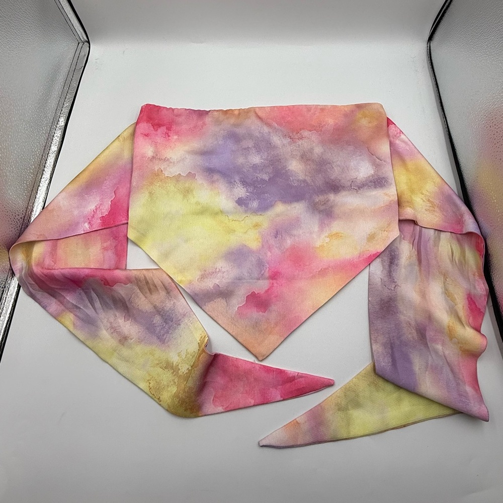 Superdown Strapless Bandanna Tie Dye Tube Top - Picture 4 of 9